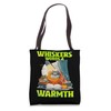 Whiskers, Words, and Warmth Tote Bag