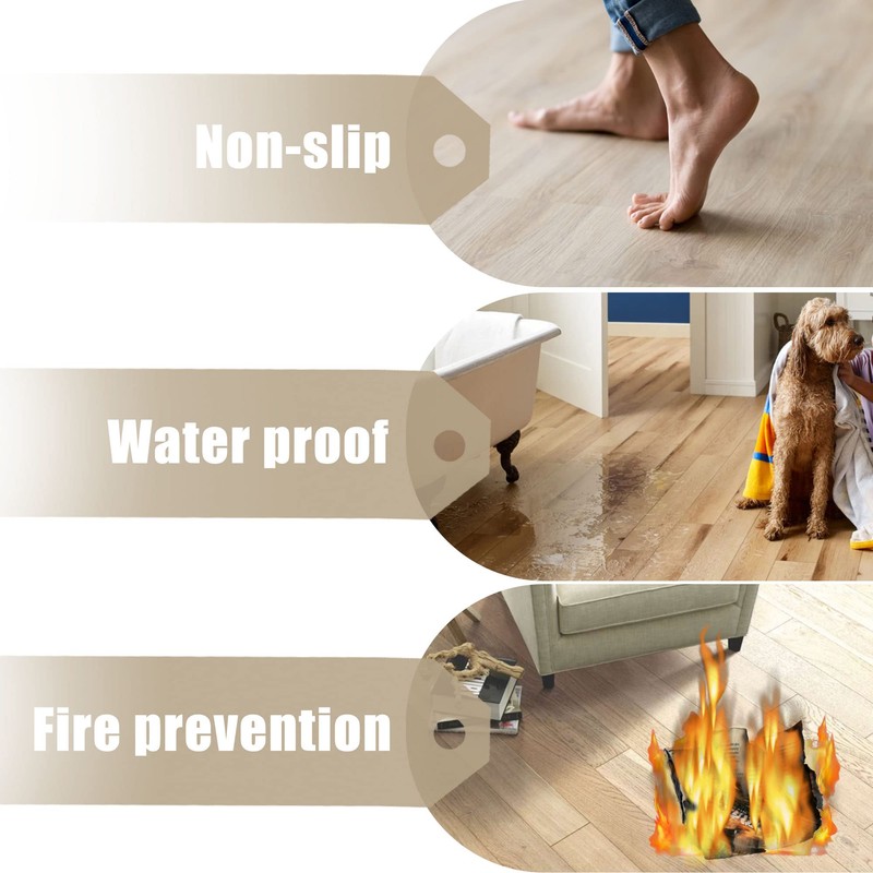 MIRUO SPC Vinyl Plank Flooring 9 Pieces Easy DIY Luxury