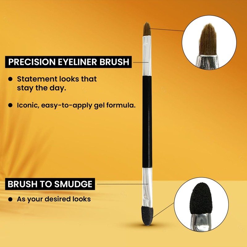 Gel Eyeliner 2 in 1 (Deep Brown)