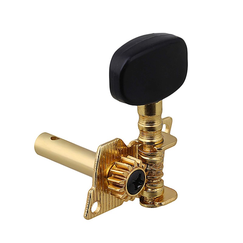 Yibuy Gold-plated 2R2Lチューニングペグマシーン・ヘッドチューナーForウクレレ4弦ギター