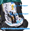 THE KENKYO Infant Car Seat Insert, 2-in-1 Reversible Baby Car