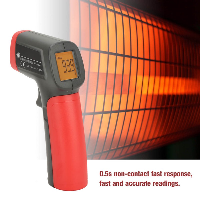 Portable UT300A+ Digital Infrared Thermometer Non contact Temperature Meter