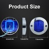 12Pack DC12V 3" Round Marine Boat LED Navigation Lights Stern