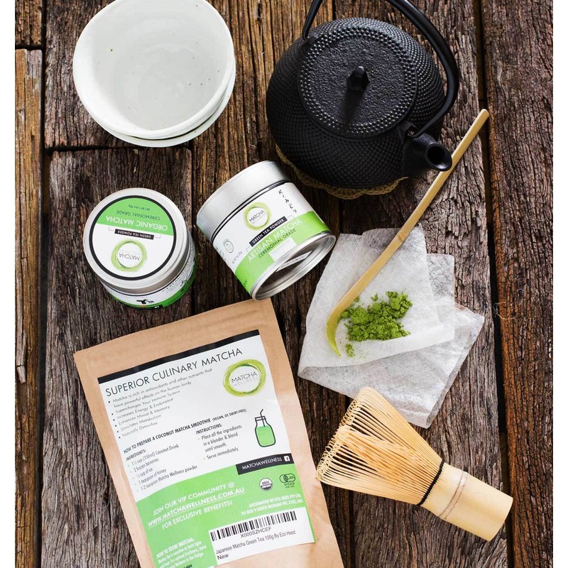 Matcha Wellness - Matcha Green Tea Powder Organic Ceremonial Grade