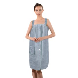 Women's Sauna Kilt, Adjustable Sauna Towel, Shower Towel with Press Studs, Large Quick-Drying Sauna Skirt, Sauna Towel Sauna Sarong, Women's Bath Towel, Bath Towel, Bathrobe