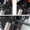 2 Pieces Motorcycle Headlight Mounts Adjustable Motorcycle Headlight Bracket Universal