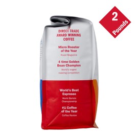 Klatch Coffee House Espresso Medium-Dark Roast, 2 Pounds, Whole Bean