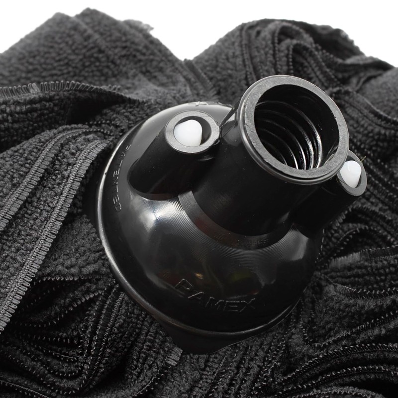 CABLEPELADO Ecological Mop Microfibre Flat Stripes (Black)