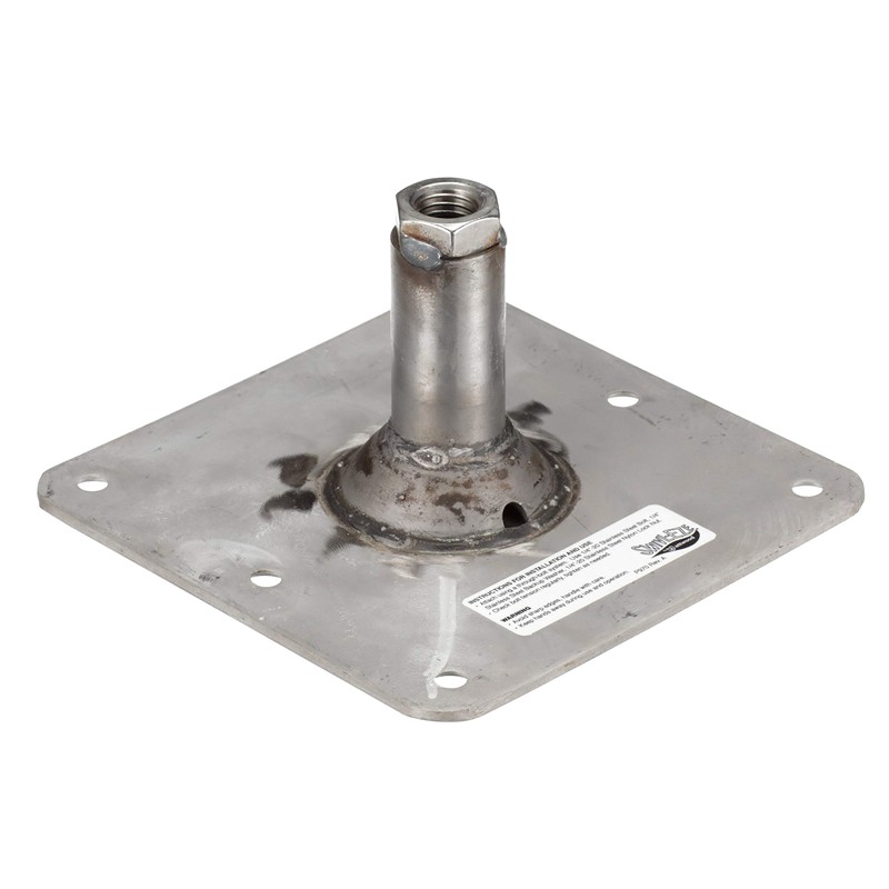 Attwood SP-67739-T Lock’N-Pin ¾-Inch Pin Base — 7x7-Inch Base, Threaded,