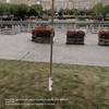 Steel Garden Parasol Spike Inground Umbrella Holder with 4 Prong