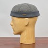 Sterkowski Navy Watch 100% Wool Beanie Docker Hat for Men