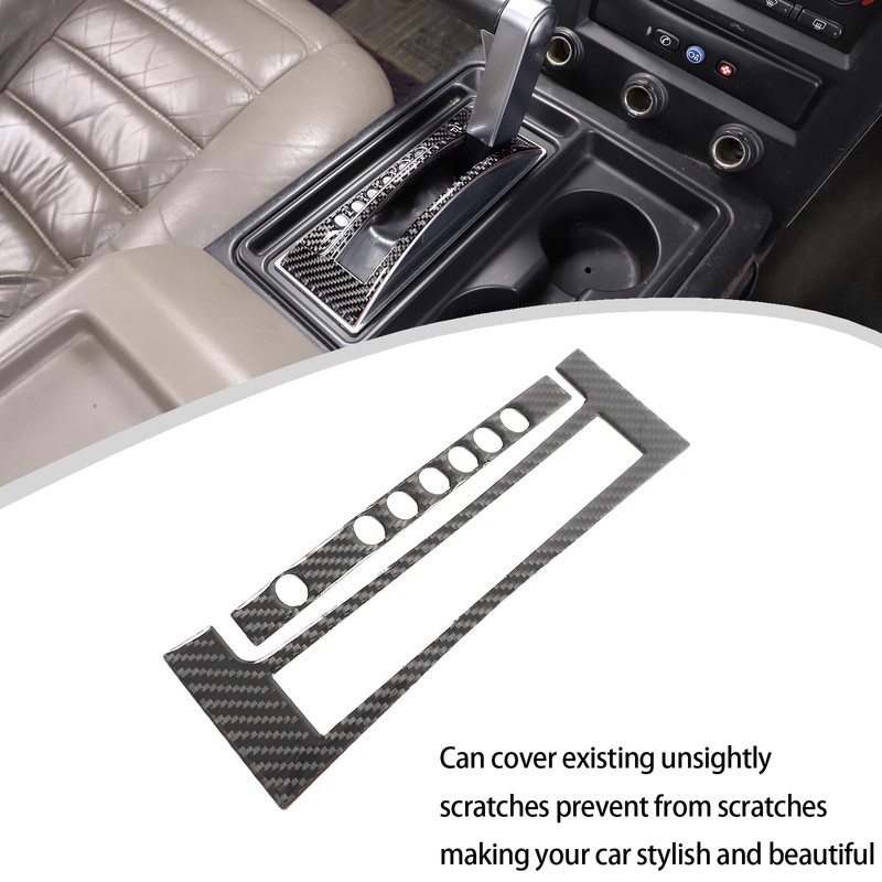 Lcojicep Gear Shift Panel Cover Trim Compatible with Hummer H2
