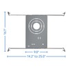 GE Wafer Downlight Mounting Bracket, Compatible with 2, 4, &