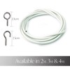 DIVCHI White Window Net Curtain Wire Cord Cable With 8