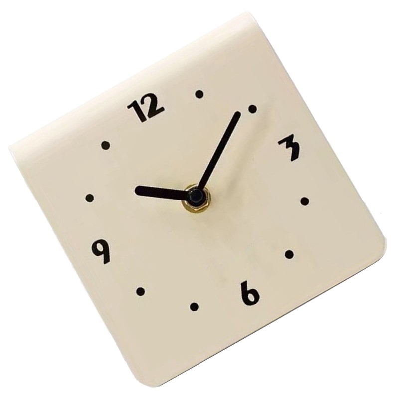 Desktop Clock Simple Modern Quiet Movement Metal Desk Clock Ornament