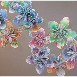 Floral Fantasy Origami Flower Mobile