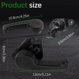 MINETPS DS7Z-99042C74-A Hood Release Handle w/Mounting Bracket Fit for Ford Fusion for Lincoln MKZ 2013-2020, Hood Latch Assembly Bonnet Open Handle # HS7Z-16B626-A