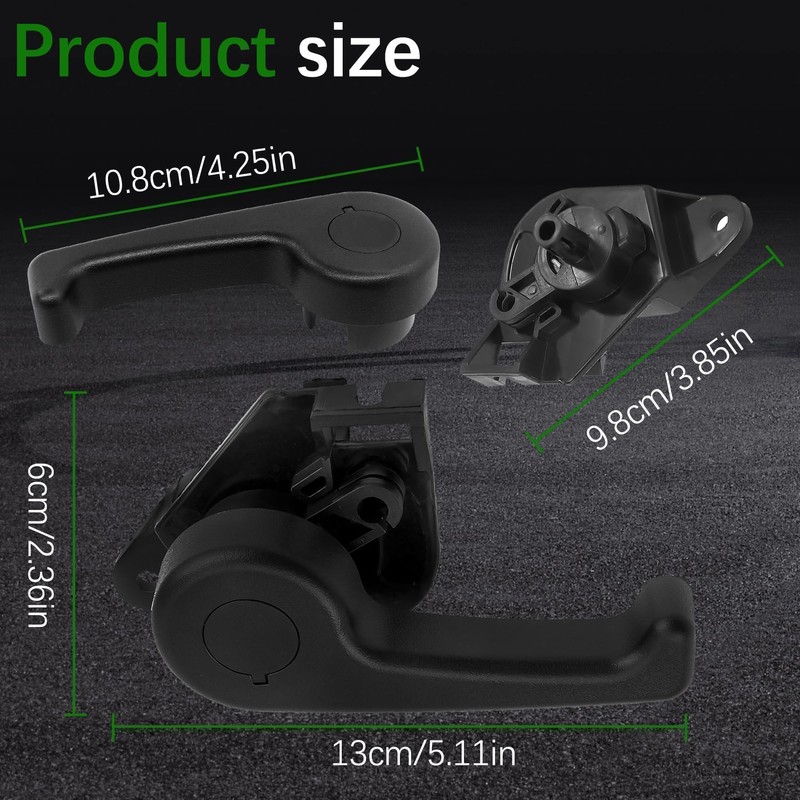 MINETPS DS7Z-99042C74-A Hood Release Handle w/Mounting Bracket Fit for Ford