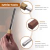 Littlecatch Guitar Fret Crowning File,Fret Edge File,Fret End Rounded Tool,Three
