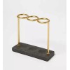Threshold Solid Toothbrush Holder Black & Gold Wire - Threshold™