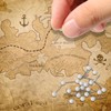 300 Pcs Round Head Tacks, 1/8 Inch Map Push Pins,
