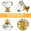 DEELF 26 Packs Kitchen Cabinet Knobs, 30 mm Crystal Cabinet
