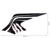 BIKE-label Side Tank Pad Carbon Red Compatible with Yamaha MT-07-800223