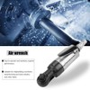 Akozon Air Ratchet Wrench, 1/4" Pneumatic Air Ratchet Wrench, Square