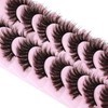 False Eyelashes Lashes Thick Dramatic Lashes Faux Mink Eyelashes Fluffy