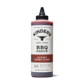 Kinders Hickory Brown Sugar BBQ Sauce, Non-GMO, No MSG, Vegan & Keto, 15.8 Fl Oz