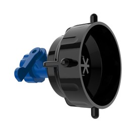 RVGUARD RV Sewer Hose Rinse Cap, with Easy to Use Water Flow Control Valve, Maximize Cleaning Area, Compatible with 3” Sewer Hose