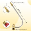 Pressure Washer Gutter Cleaner Attachment with Pressure Washer Nozzle Tips,