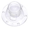 Seachoice Self-Bailing Scupper, Large, Clear, Fits 1.5-3 In. Openings