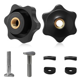 Handle Knob and Screw Bolt Washer Kit (2 Sets) for Toro Mowers and Snowblowers Compatible with 92-2260 106-4161 107-3844 Mower Snowblower Repair Parts