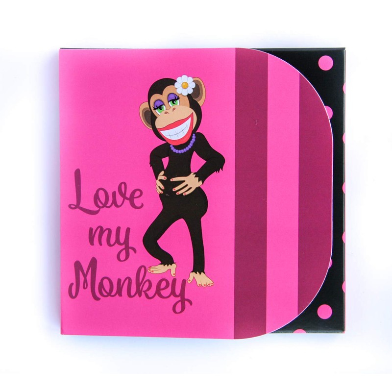 Merkin Novelty Gag Gift Retro Bush (Black)