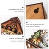 BESPORTBLE Traditional Forest Wood Clock,Cuckoo Clock Traditional Chalet Clock,Retro Cuckoo