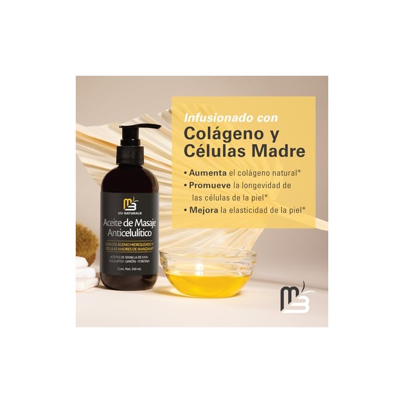 Naturals Aceite Corporal Anticelulítico Masaje 240