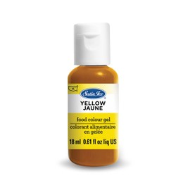 Satin Ice Food Color Liquid Gel, 0.61 fl oz Bottle, Yellow