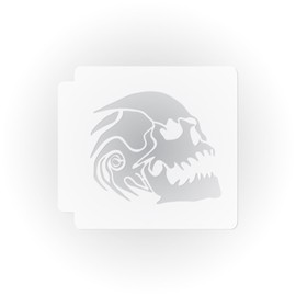 Skull Tribal 783-F089 Stencil (2 inch)
