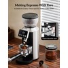 Neretva Burr Coffee Grinder, 2 in 1 Professional Espresso Grinder