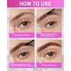 Eyebrow Gel Set, 2 Pieces, Transparent & Tinted Eyebrow Gel,