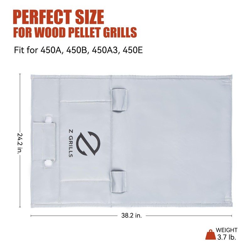 Z GRILLS Thermal Insulation Blanket Fire-Resistant 3-Layer Construction for Enhanced