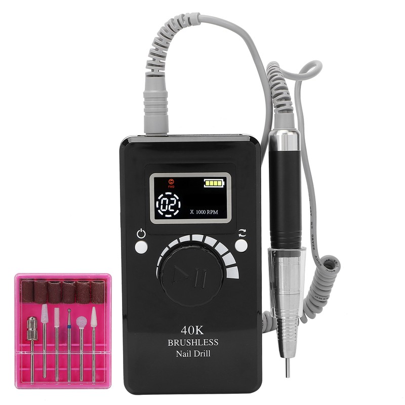 Portable Manicure Pedicure Nail Drill Kit Electric Nail Drill Machine