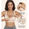 Lemorosy Women's Post-Operative Strong Support Sports Bra Adjustable Without Underwire
