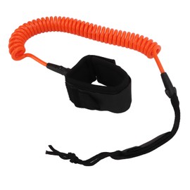 7mm 10Ft Surfing Foot Rope Adjustable Elastic TPU Surfboard Leg Straps Stand Up Paddle LeashOrange