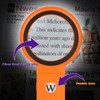 Magnifying Glass with Light and Stand, Foldable Handheld Magnifying Glass