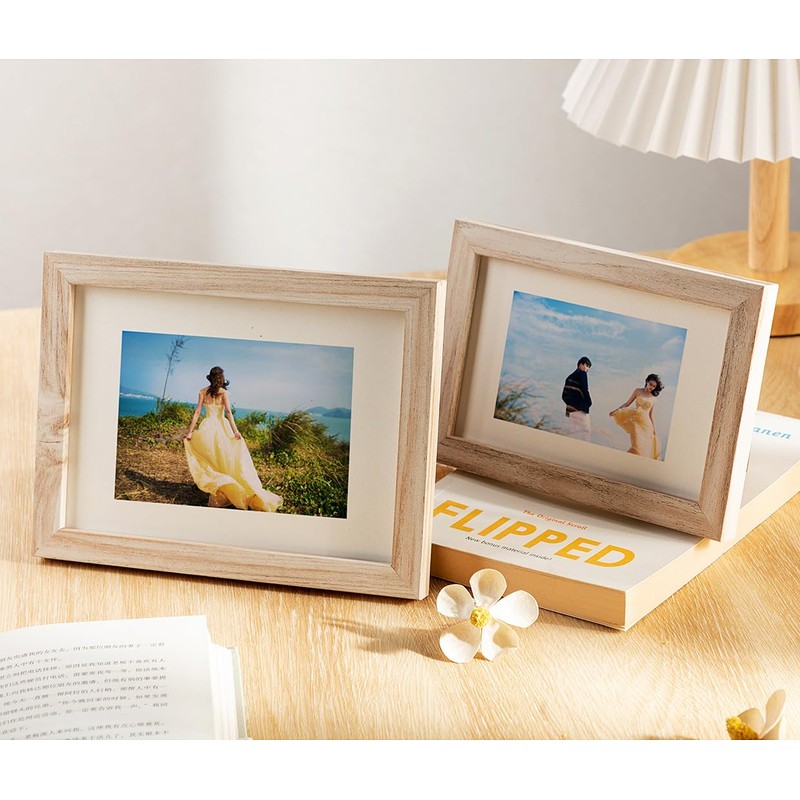 marysgift Picture Frames 8x10 Panoramic Picture Frame with Horizontal and