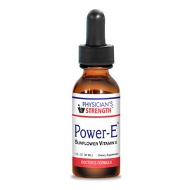 Physician's Strength Power-E - 1 fl oz - Sunflower Vitamin E - Soy Free & Non-GMO - 86 Servings