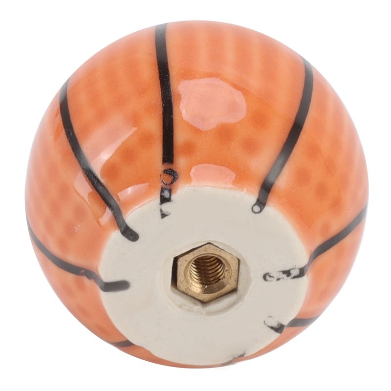 Cupboard Knobs, Basketball Sports Theme, Ceramic Drawer Handles, Door Knobs
