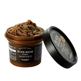 SKINFOOD Black Sugar Perfect Essential Scrub 2X (Face Scrub, Rinse Type)